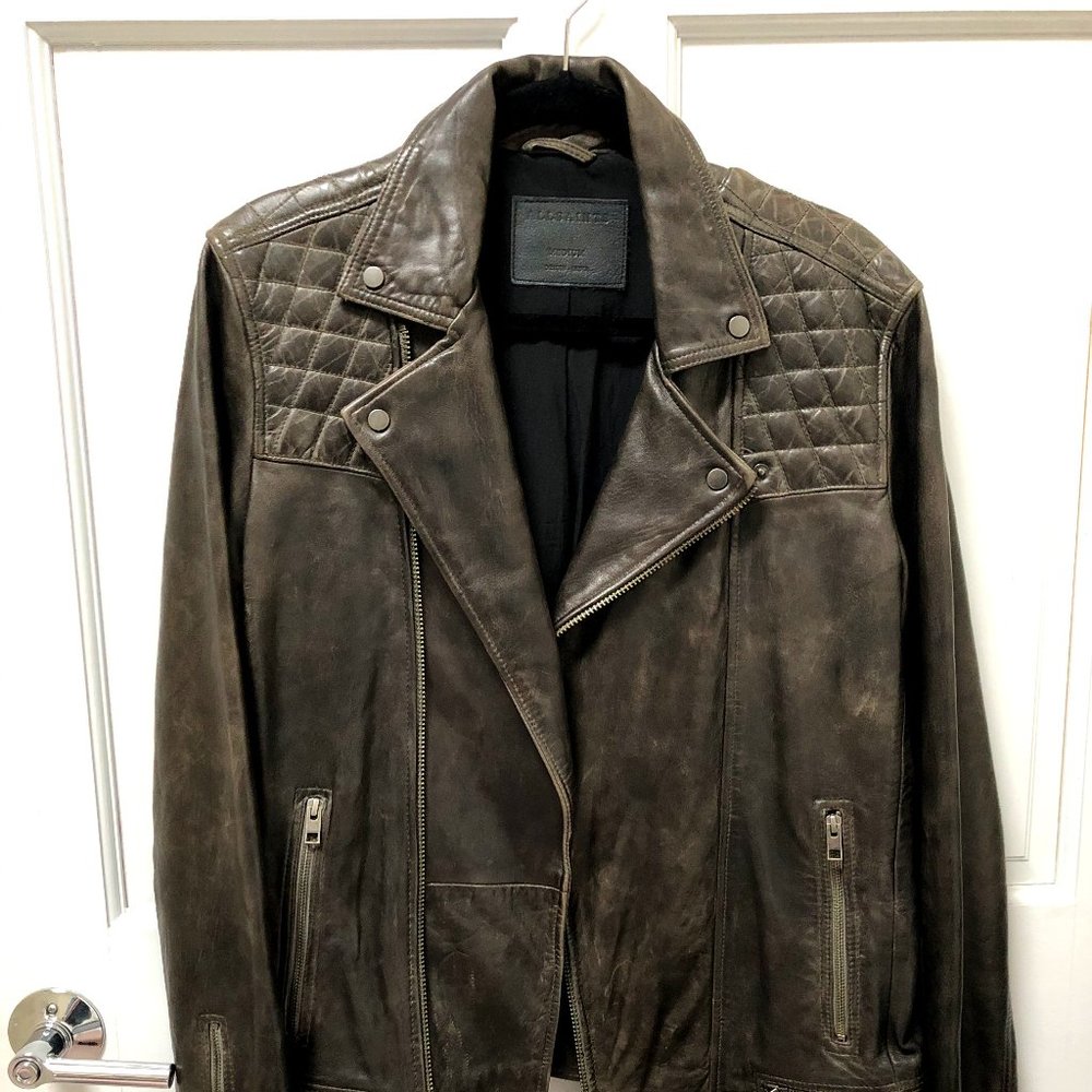 AllSaints Conroy Leather Jacket